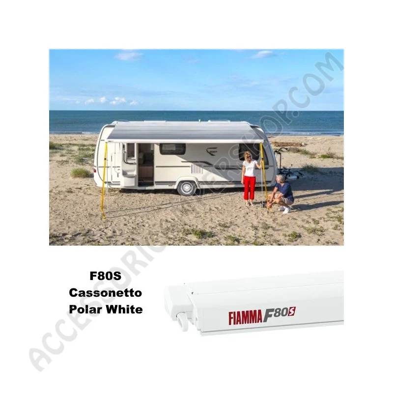 Tendalino Veranda Fiamma F80S Polar White | Accessoricampershop.com