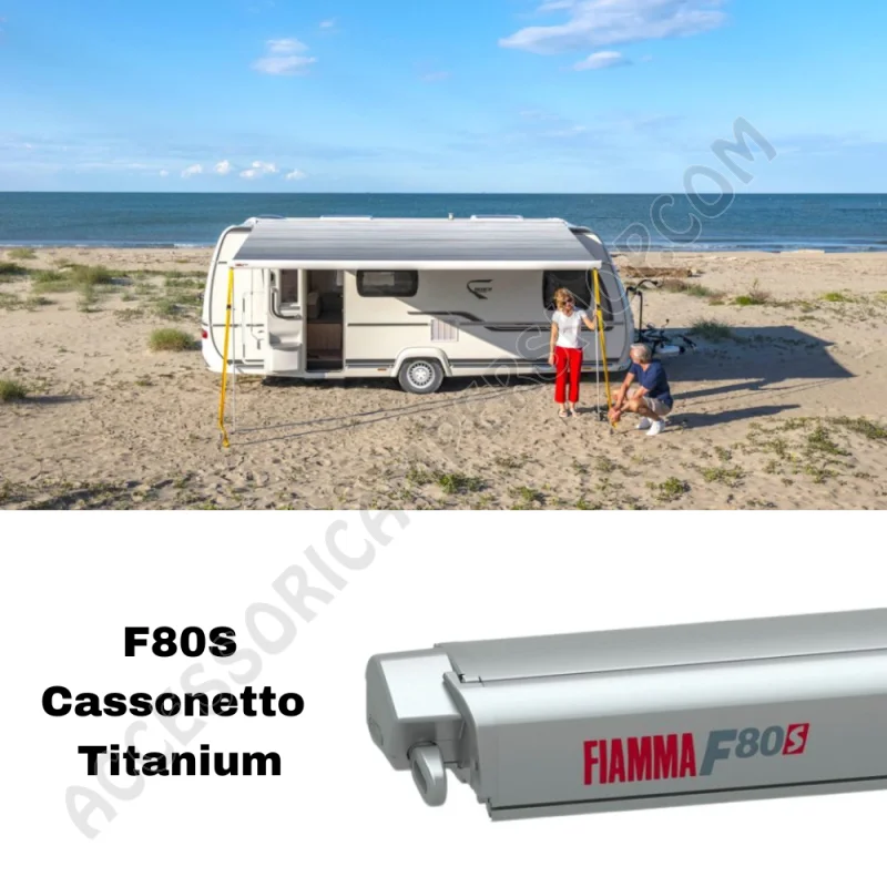 Tendalino Veranda Fiamma F80S Titanium | Accessoricampershop.com