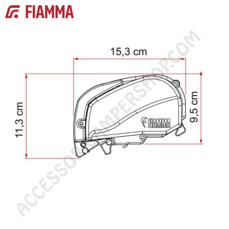 Tendalino Veranda Fiamma F80S Titanium | Accessoricampershop.com