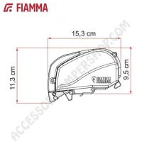 Tendalino Veranda Fiamma F80S Deep Black | Accessoricampershop.com