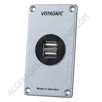 Doppio caricatore USB Votronic S | Accessoricampershop.com