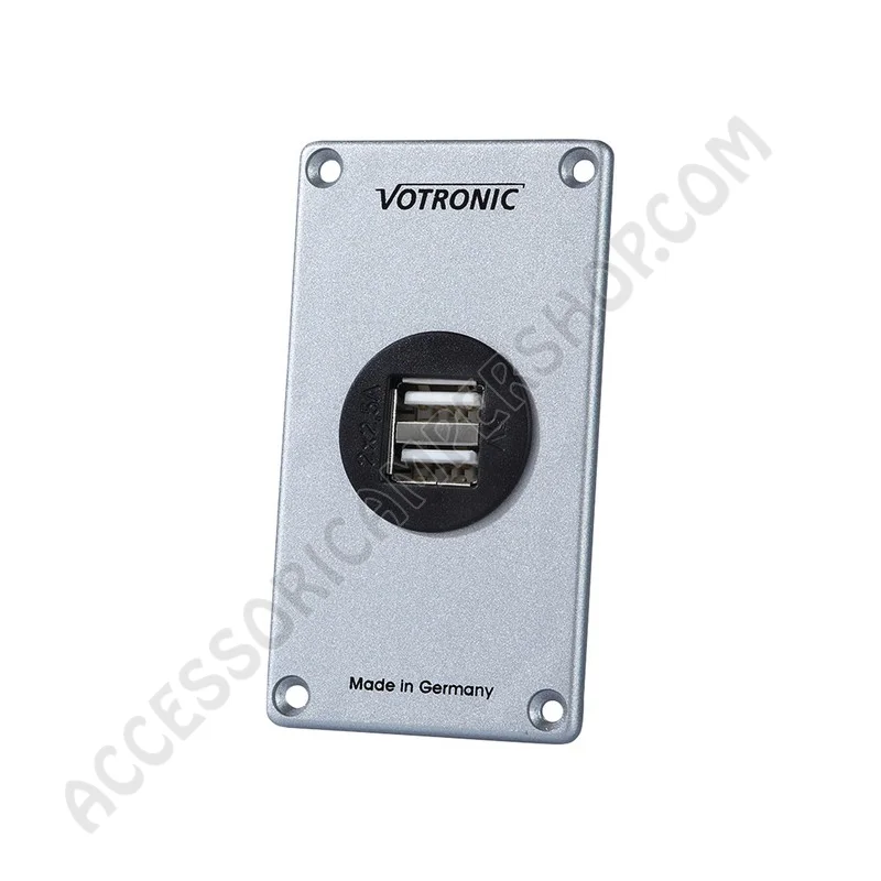 Doppio caricatore USB Votronic S | Accessoricampershop.com