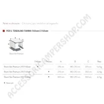 Chiusura Privacy F43VAN 270 Fiamma | Accessoricampershop.com