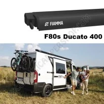 Fiamma F80S 400 Deep Black a tetto | Accessoricampershop.com