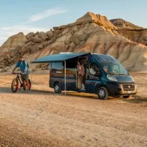 Fiamma F80S Deep Black 370 Ducato | Accessoricampershop.com