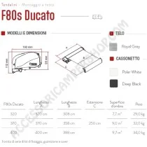 Tendalino F80S Ducato 320 Bianco | Accessoricampershop.com