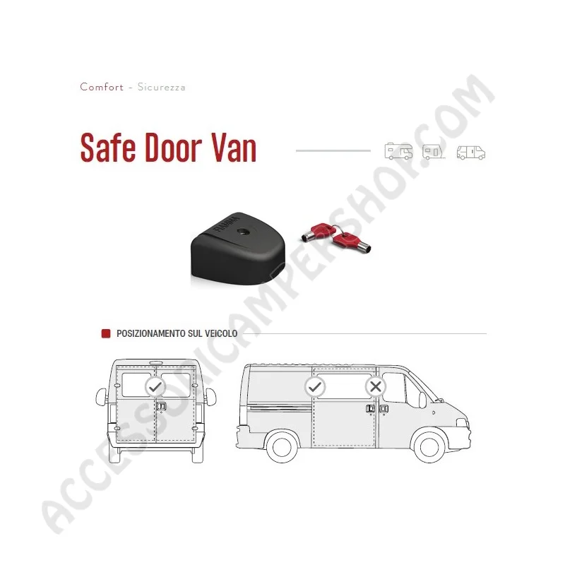 Chiusura Safe Door Van/Furgonati | Accessoricampershop.com