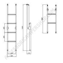 Scala Telescopica Interna Camper | Accessoricampershop.com