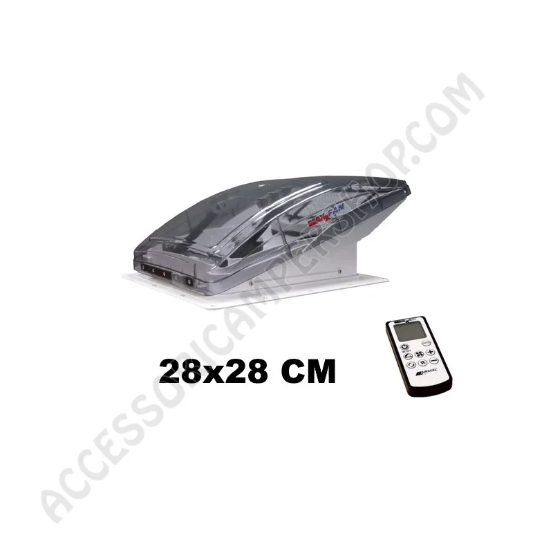 Ventola MAXXFAN 28x28 Trasparente | Accessoricampershop.com