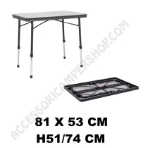 Tavolo Pieghevole Campeggio 81x53 | Accessoricampershop.com