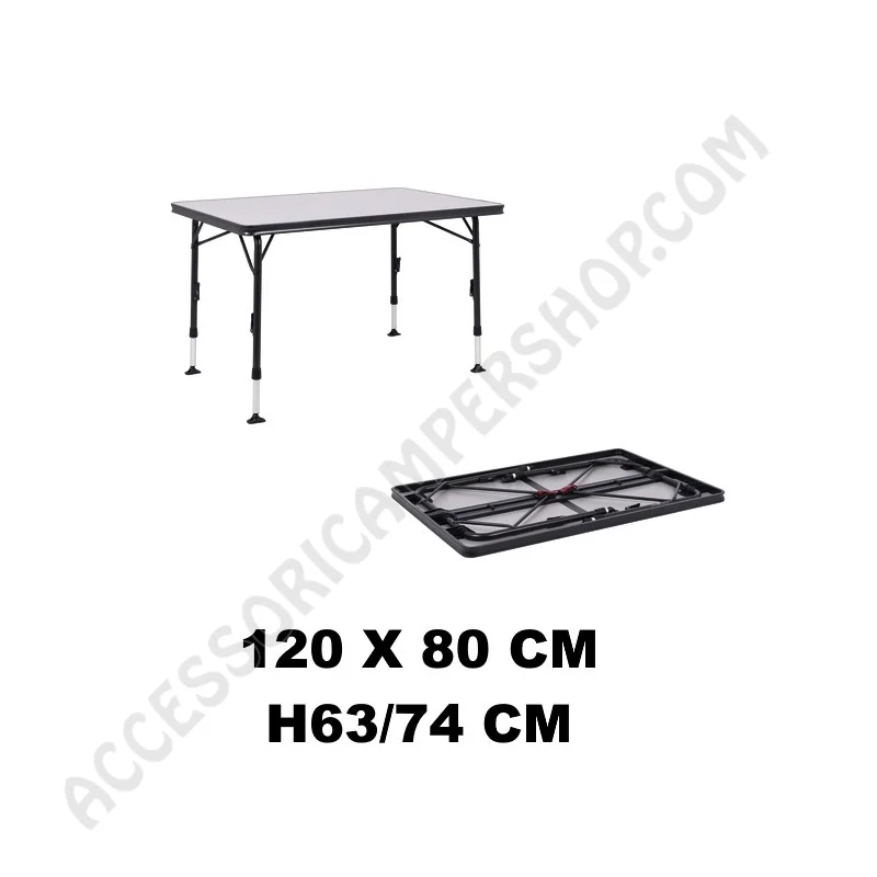 Tavolo Pieghevole 120x80 Camper | Accessoricampershop.com