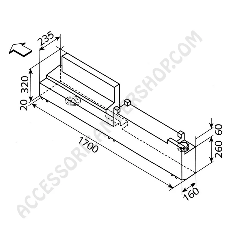 Serbatoio 54L per Sprinter e VW LT | Accessoricampershop.com