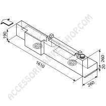 Serbatoio 59L Acque Grigie Furgone | Accessoricampershop.com