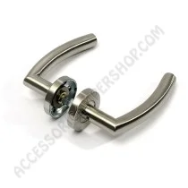 Maniglie Mezzaluna Acciaio Opaco | Accessoricampershop.com