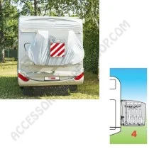Copri bici 4 posti Fiamma camper | Accessoricampershop.com