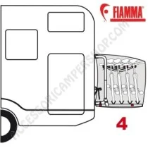 Copri bici chiusura totale Fiamma | Accessoricampershop.com