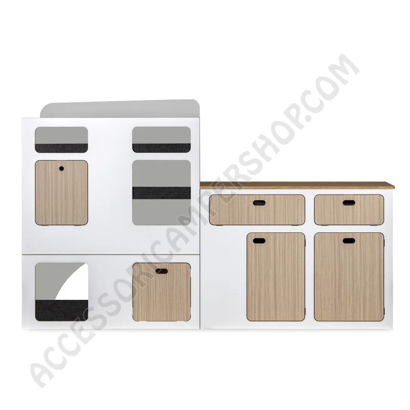 Mobile componibile VW T5/T6 corto | Accessoricampershop.com
