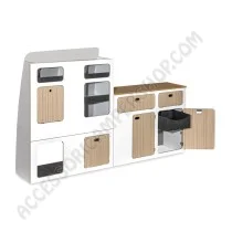 Mobile componibile VW T5/T6 corto | Accessoricampershop.com