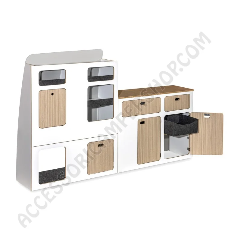 Mobile componibile VW T5/T6 corto | Accessoricampershop.com