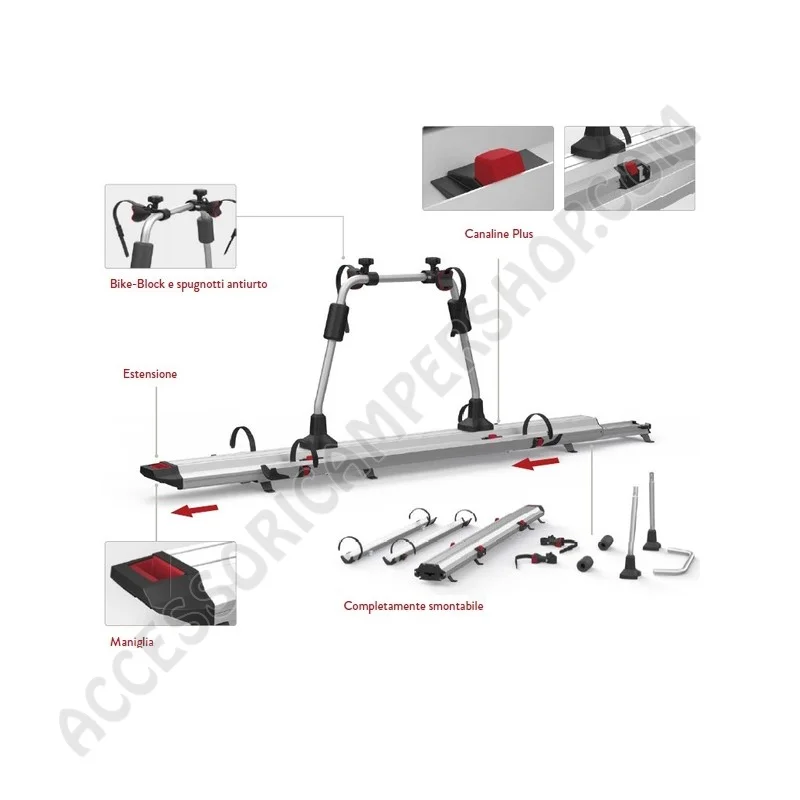 Carry-Bike Slide Deluxe Fiamma | Accessoricampershop.com