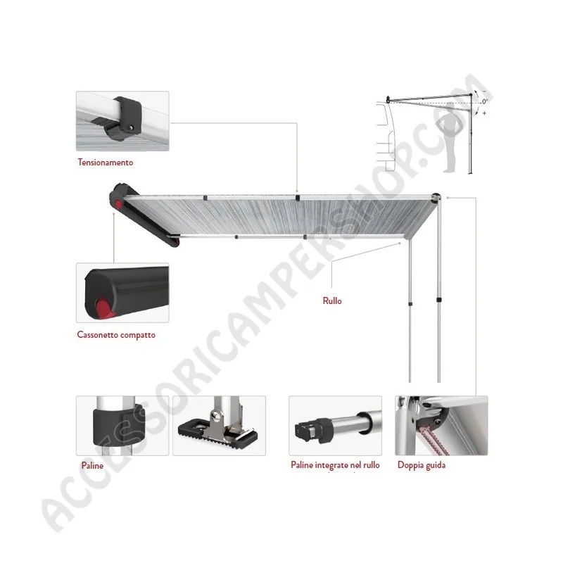 Tendalino Veranda Fiamma F35 | Accessoricampershop.com