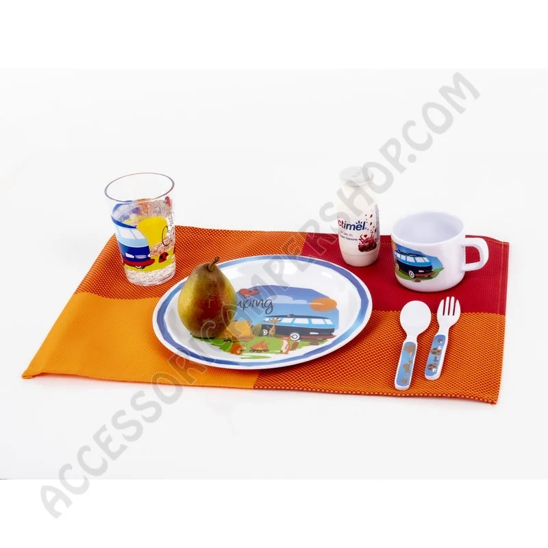 Set Melamina Bambini Camping 5pz | Accessoricampershop.com
