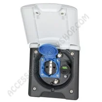 Presa Esterna Camper Schuko USB TV | Accessoricampershop.com