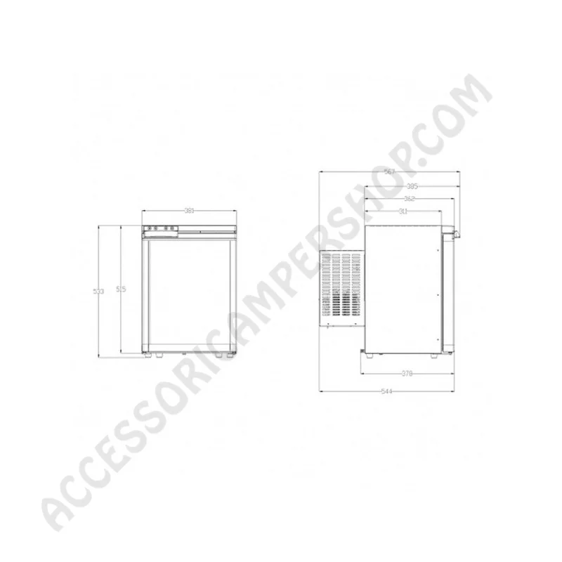 Frigo Compressore Blizz-E F40 40L | Accessoricampershop.com