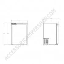 Frigo Compressore 65L BLIZZ-E F65 | Accessoricampershop.com