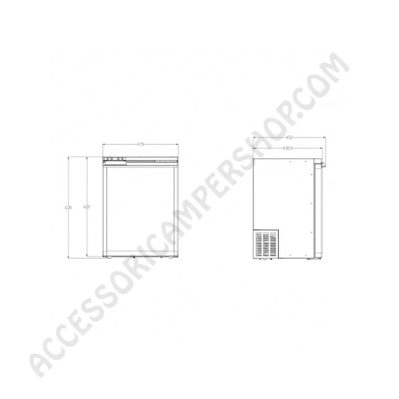 Frigo Compressore 65L BLIZZ-E F65 | Accessoricampershop.com