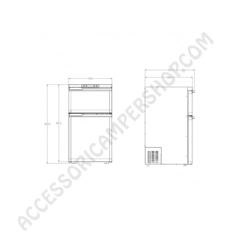 Frigo Compressore 80L Blizz-E F80 | Accessoricampershop.com