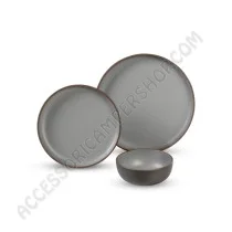 Stoviglie Camper RPET 6pz Tortora | Accessoricampershop.com