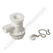 Piletta scarico doccia curva per camper | Accessoricampershop.com