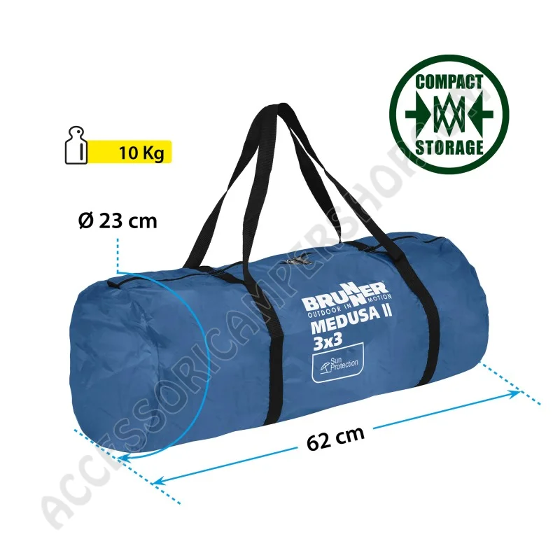 Gazebo Medusa II 3X3 | Brunner