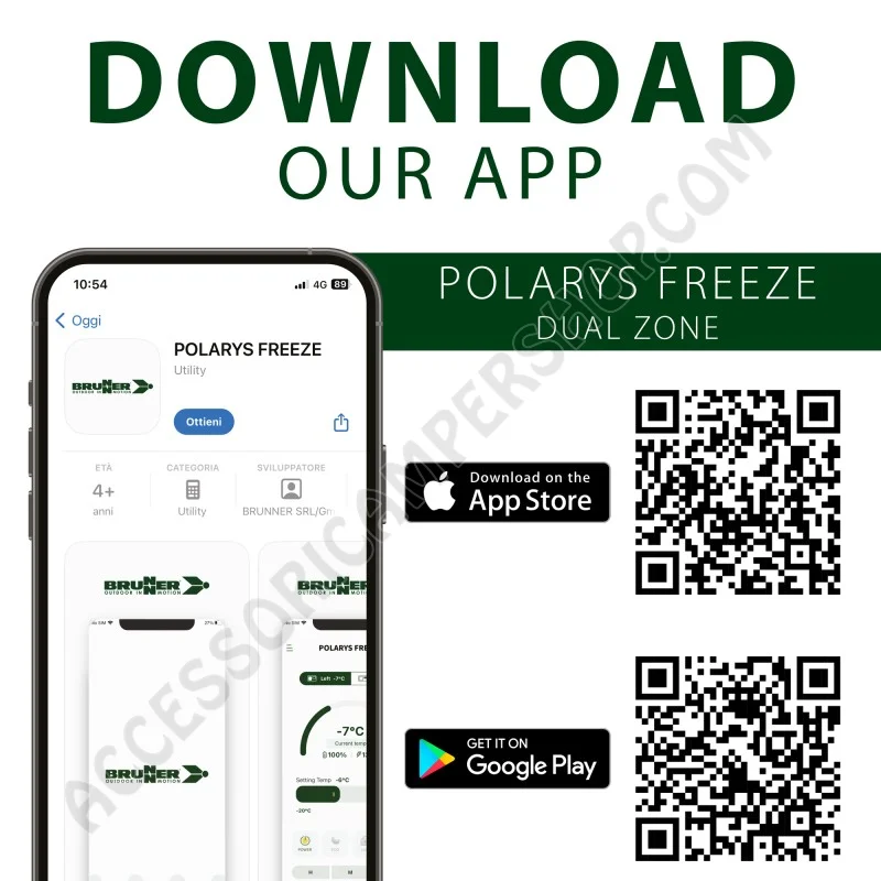 Polarys Freeze Frigobox Dual Zone | Accessoricampershop.com