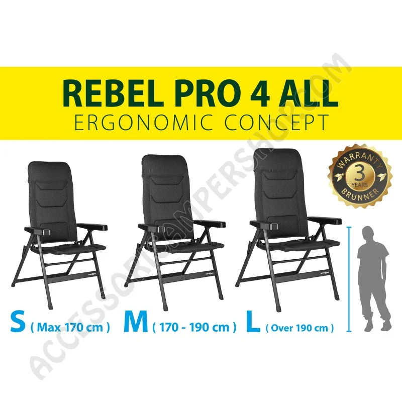 Sedia Rebel Pro LARGE | Brunner