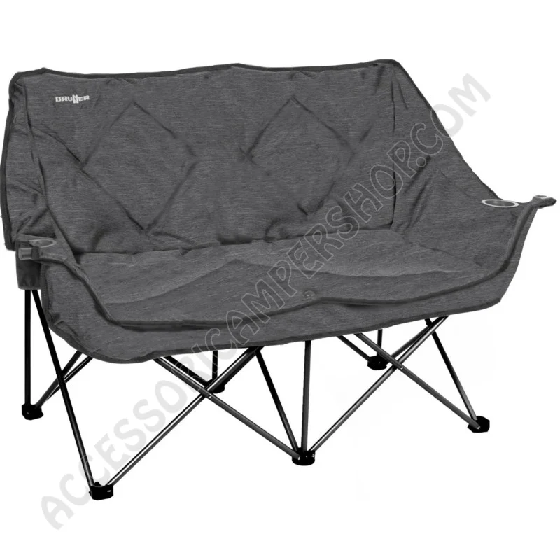 Divano Pieghevole Imbottito Grigio | Accessoricampershop.com