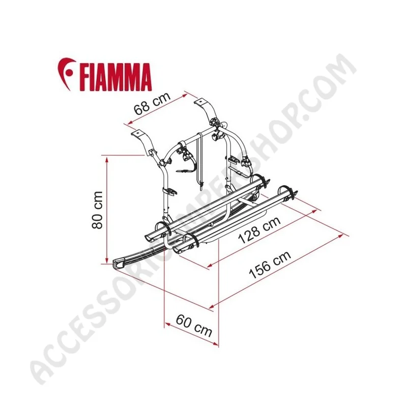 Porta-bici Fiamma Carry-Bike Custom Nugget Highroof | Accessoricampershop.com