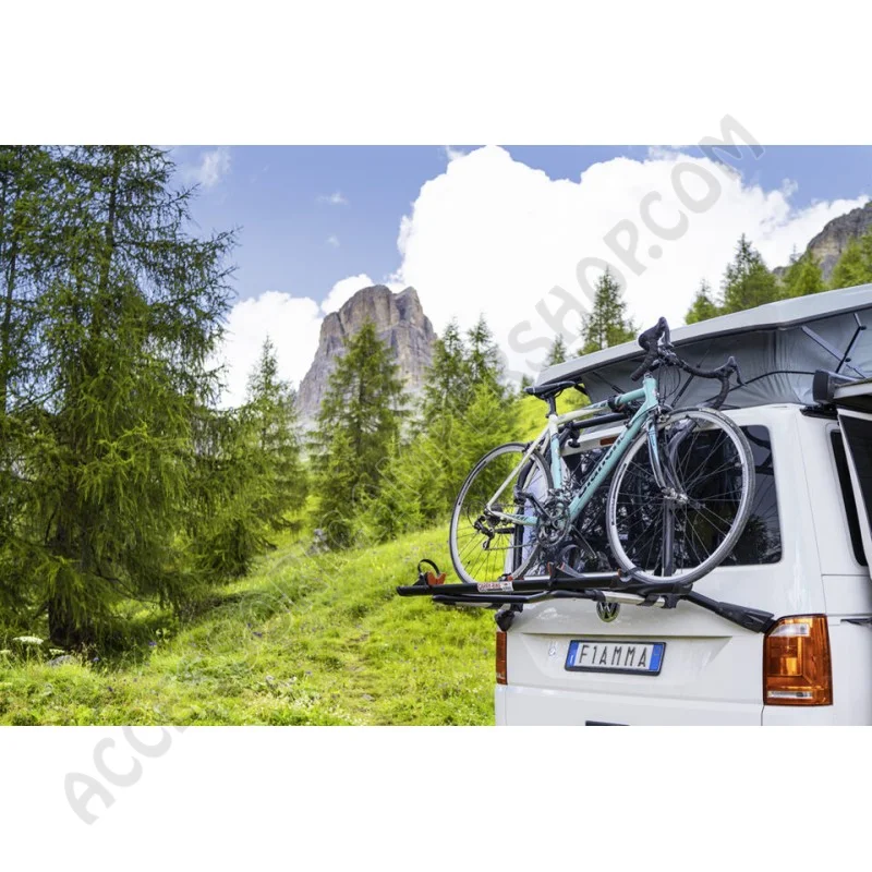 Porta-bici Fiamma Carry-Bike VW T6 Pro Deep Black | Accessoricampershop.com