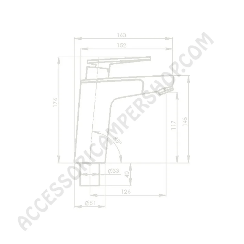 Rubinetto Camper Reich Vector E5 | Accessoricampershop.com
