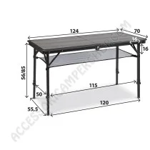 Tavolo camping Brunner Dinemic | Accessoricampershop.com