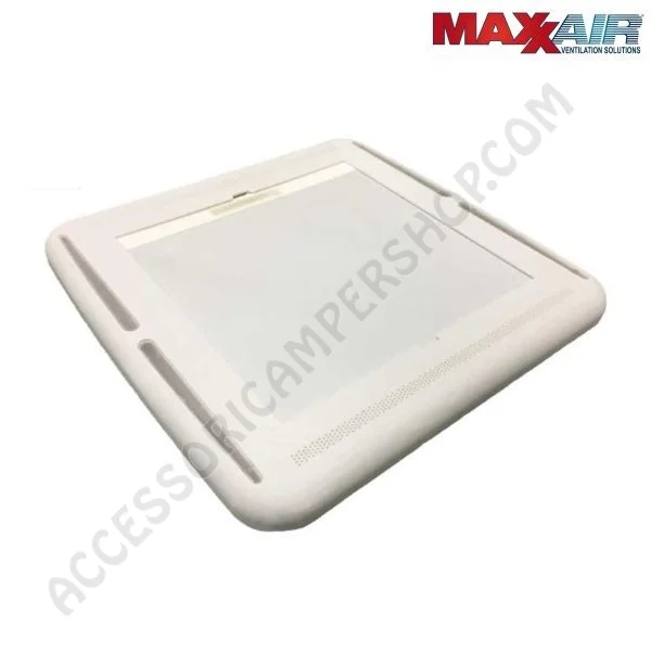 Copertura In Lega Di Alluminio Per Ventola MaxxFan Deluxe Plus - Ricambio Per Tetto Camper 7.8 X 3.3 Cm, Compatibile Con 10A20281K1 E 10A20281K-1AF