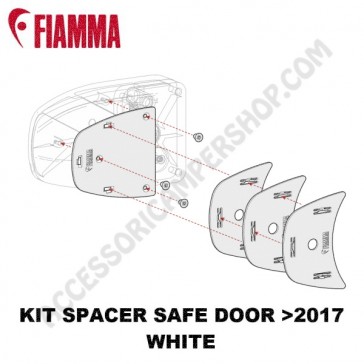 KIT SPACER SAFE DOOR >2017 WHITE FIAMMA DISTANZIALE COLORE BIANCO PER CAMPER E CARAVAN
