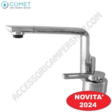 RUBINETTO MISCELATORE MONOCOMANDO FIRENZE DESIGN ARONA COMET PER CAMPER VAN CARAVAN BARCA