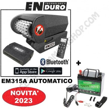 KIT PER MOVIMENTAZIONE DI CARAVAN E RIMORCHI COMPLETO DI MOVER ENDURO EM315A AUTOMATICO + BATTERIA  AL LITIO POWER4MOVE 24AH INOVTECH