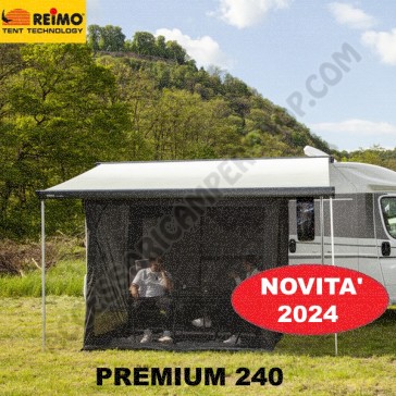 MOSQUITO FREE PREMIUM 240 REIMO ZANZARIERA TENDA VERANDA PER TENDALINO DI VAN CAMPER CARAVAN 