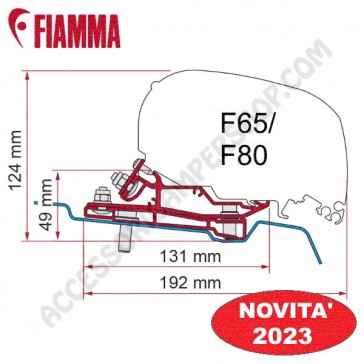 FORD TRANSIT L3 H3 OPTIONAL PER TENDALINI FIAMMA F65 e F80 ADATTATORE STAFFE