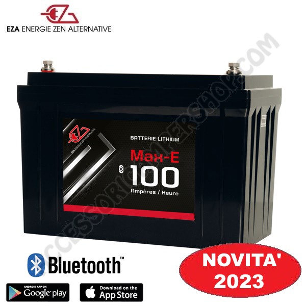 Batterie LiFePO4 12V 100Ah Bluetooth Litio-Ferro-Fosfato 150A BMS