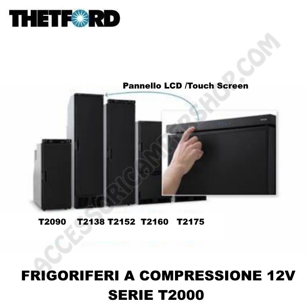 FRIGORIFERO A COMPRESSIONE12V T2160 THETFORD - 158 LT. PER VAN