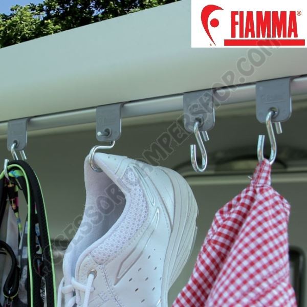 Gancio Scorrevole in Plastica per Tende [928002] - 0,50€ iva inclusa Camper  - Camping - Campeggio, Accessori per camper, caravan e camping